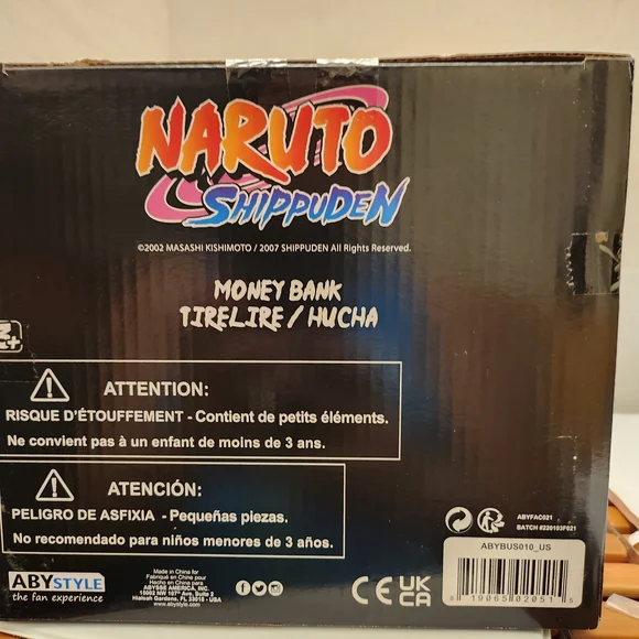 Naruto Shippuden Action Figure - Yellow Hair, Black Outfit